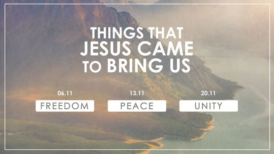 Things that Jesus Came to Bring Us