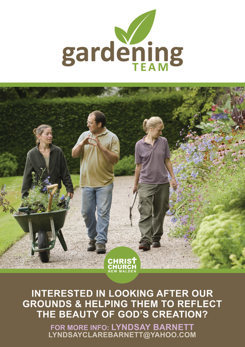 Gardening Team Poster