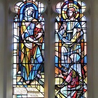 Thumbnail for the Jesus, Mary and Martha window