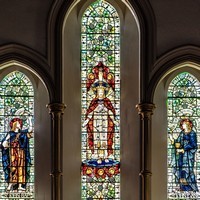 Thumbnail for the John the Baptist and John the Evangelist witness to Jesus the Risen Saviour window