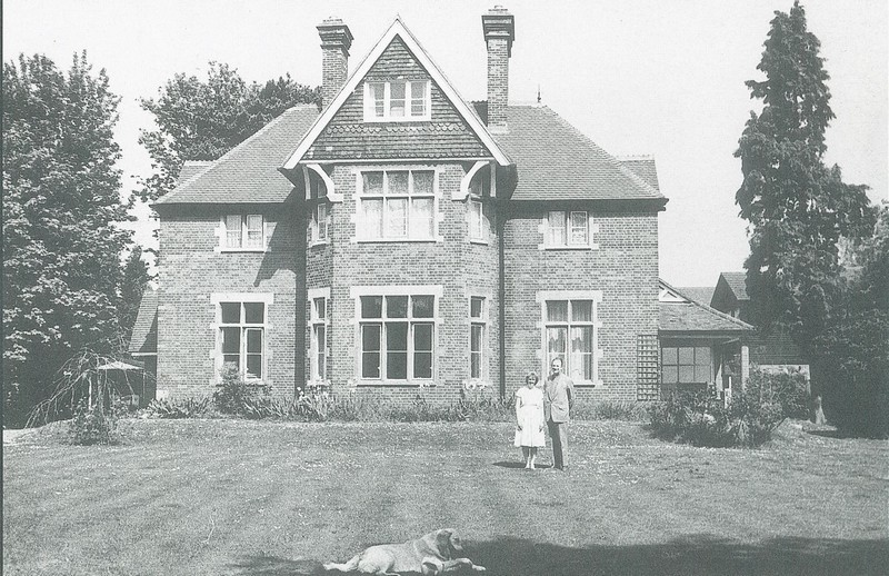 Photo of John and Sheila Short outside the vicarage